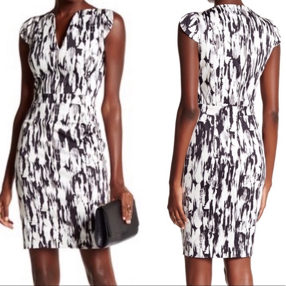 French Connection Black and White dress - Picture 3 of 16